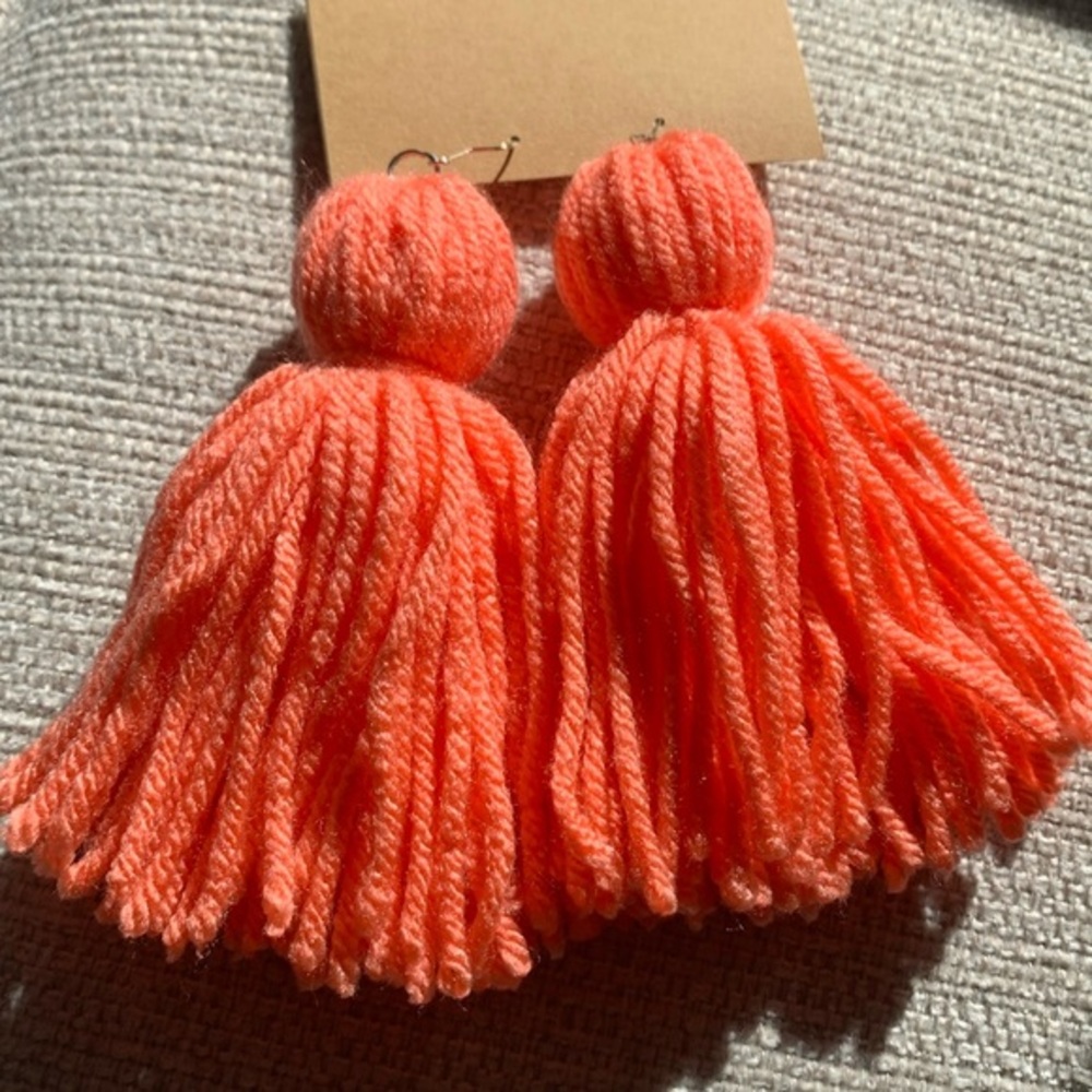 Tassel Yarn Earrings